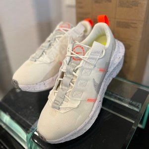 Nike Womens Crater Impact Summit White / Gray Fog - Size 6.5